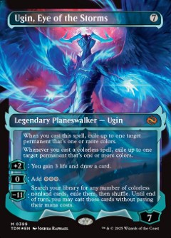 Ugin, Eye of the Storms Tarkir- Dragonstorm Ghostfire Frame